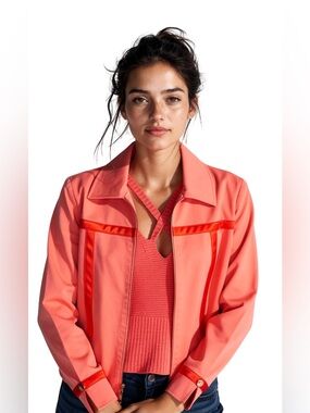 St. John Coral Jacket and Knit Top Set